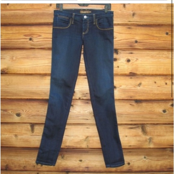 Frankie B Butterfly Skinny Stretch Jeans - Picture 2 of 6